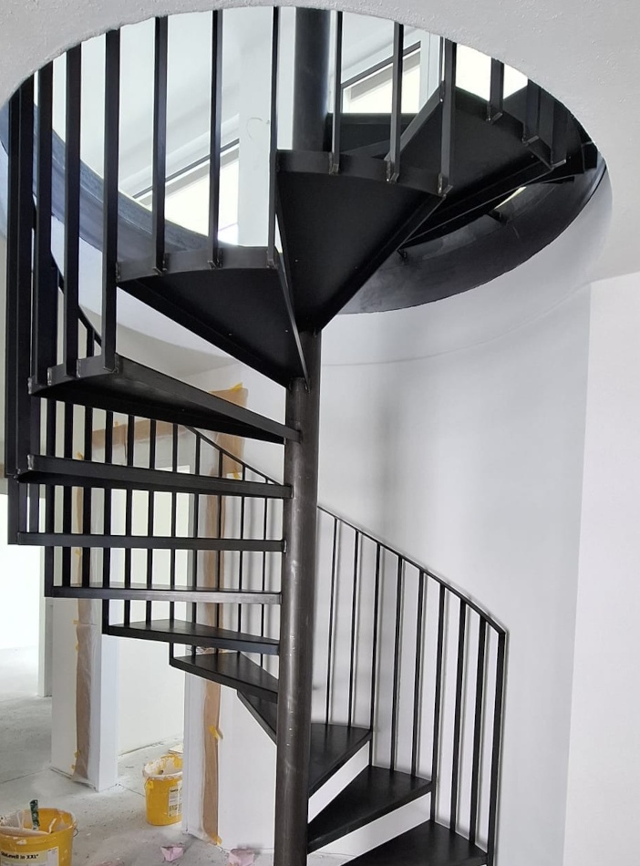 Wendeltreppe mit Büffelwachs